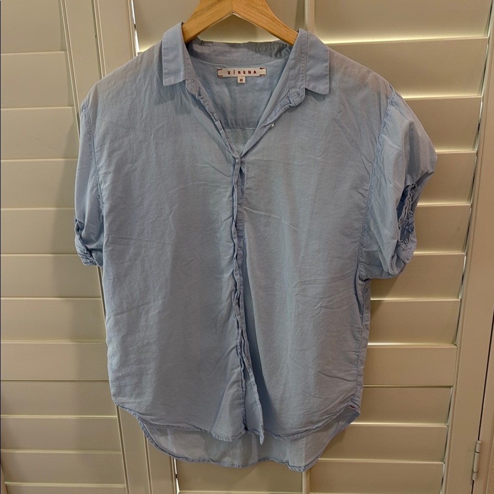 Xirena Channing Blouse light blue